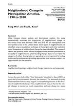 Neighborhood Change in Metropolitan America, 1990 to 2010