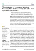 Commercial Culture as a Key Impetus in Shaping and Transforming Urban Structure: Case Study of Hangzhou, China